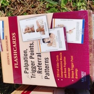 Flash cards for massage therapy